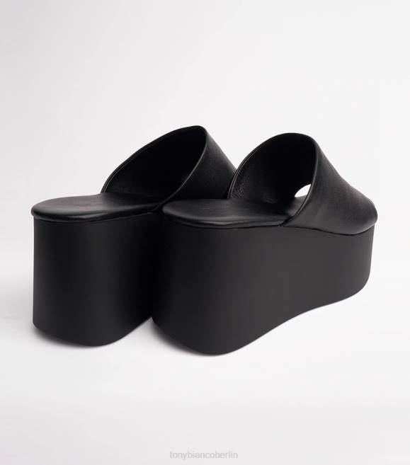 Plateau-Absätze| de Tony Bianco Frauen Tegan-Wedges schwarzes Schafsnappa 46243